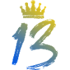 13 Number crown