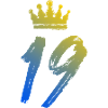 19 Number crown