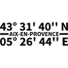 Aix-en-Provence coordinates