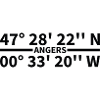 Angers coordinates