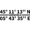 Grenoble coordinates