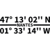 Nantes coordinates