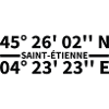 Saint-Étienne coordinates