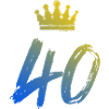 40 Zahl Krone