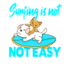 Surfing is not easy