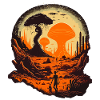 Monde extraterrestre étrange