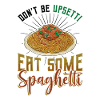 Don't be angry, eat spaghetti