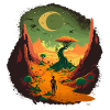 Buntes Alien