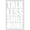 parler moins sourire plus