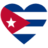 Cuba Flag Heart