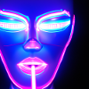 NEON Female Cyborg FACE