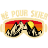 né pour skier