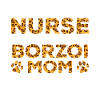 Infirmière Chien Mère - Borzoi