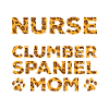 Krankenschwester-Hundemutter - Clumber Spaniel