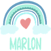 Marlon Name Rainbow Baby