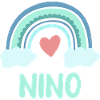 Nino Name Rainbow Baby