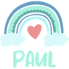 Paul Name Rainbow Baby