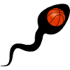 Sperma Basketball oder Basketball Sperma