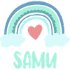 Samu Name Rainbow Baby