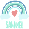 Samuel Name Rainbow Baby