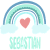 Sebastian Name Rainbow Baby