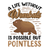 Wombat pointless without Australia marsupial