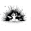 Drummer splash - auf hell