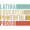 Latina éduquée Puissant Fier