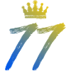77 Number crown