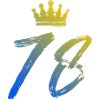 78 Number crown