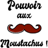 Pouvoir aux moustachus moustache brune
