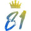 81 Number crown