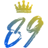 89 Number crown