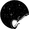 Guitar StarryNight - auf hell