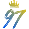 97 Number crown