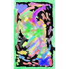 A chaotic mess in neon