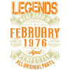 1976 February Birthday Legend