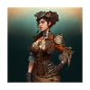 Steampunk Sci-Fi character
