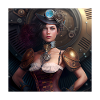 Steampunk Sci-Fi character