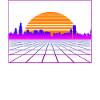 Retrowave Synthwave 80s Design