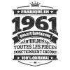 FABRIQUÉ EN 1961