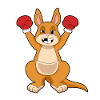 Kangaroo Boxer Boxing Gloves Boxing