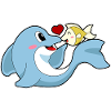 Dolphin Love Fish