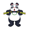 Panda Arts Martiaux Nunchaku
