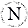 Monogramme N couronne personnalisable