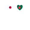 Japan and Bangladesh Bangladeshi flags