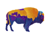 Retro American Buffalo