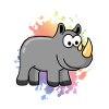 Rhinoceros Comic Animal