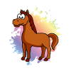Pferd Comic Tier