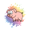 Pig Comic Animal